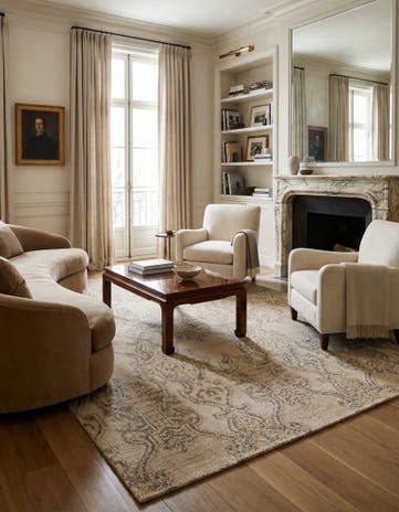 6' x 8' 10 Hand Knotted Luna Rug