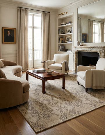 6' x 8' 10 Hand Knotted Luna Rug