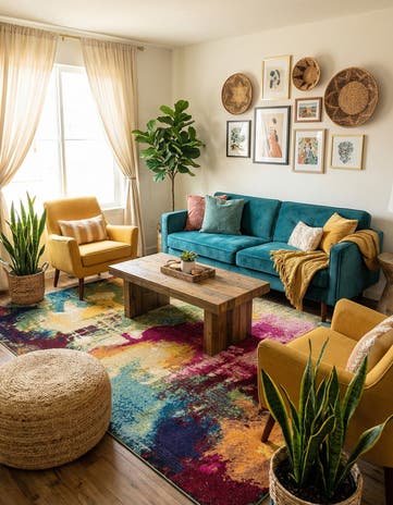6' x 9' Washable Hyacinth Rug