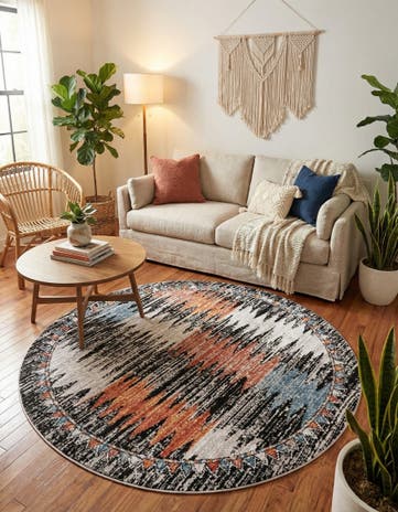 5' 3 x 5' 3 Aramis Round Rug