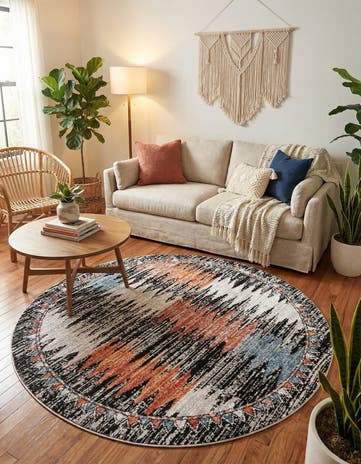 5' 3 x 5' 3 Aramis Round Rug