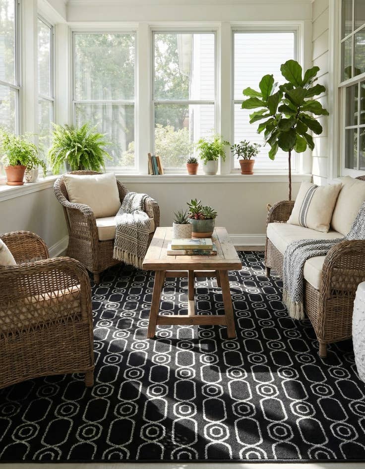 Detail image of  7' 10 x 10' Vogue Geo Rug