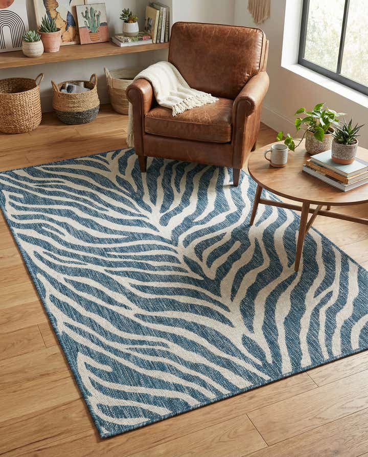 3' x 5' 3 Easy-Clean Safari Indoor / Outdoor Rug