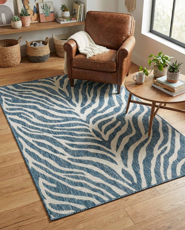 Detail image of 3' x 5' 3 Easy-Clean Safari Indoor / Outdoor Rug