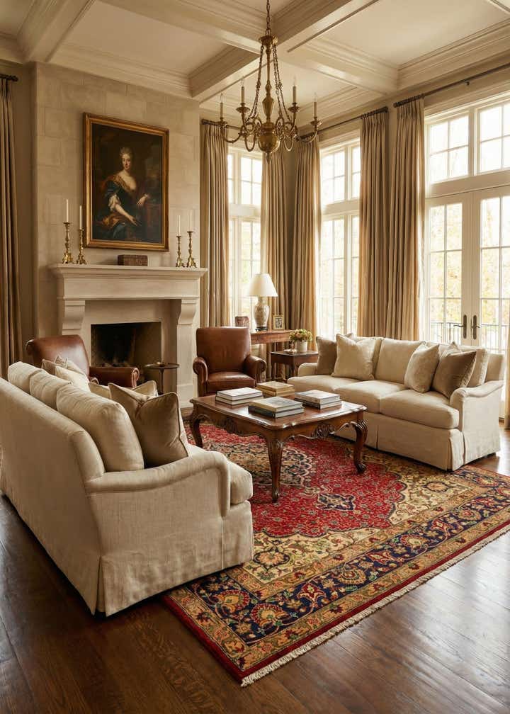 6' 6 x 10' 1 Hand Knotted Yazd Persian Wool Rug