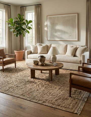 9' 2 x 12' 8 Hand Knotted Darya Wool Rug