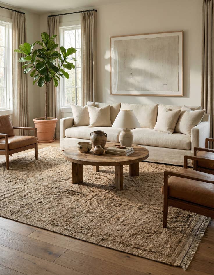 Detail image of  9' 2 x 12' 8  Hand Knotted Darya Wool Rug