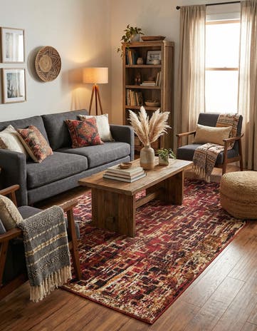 5' 3 x 8' Saturn Rug