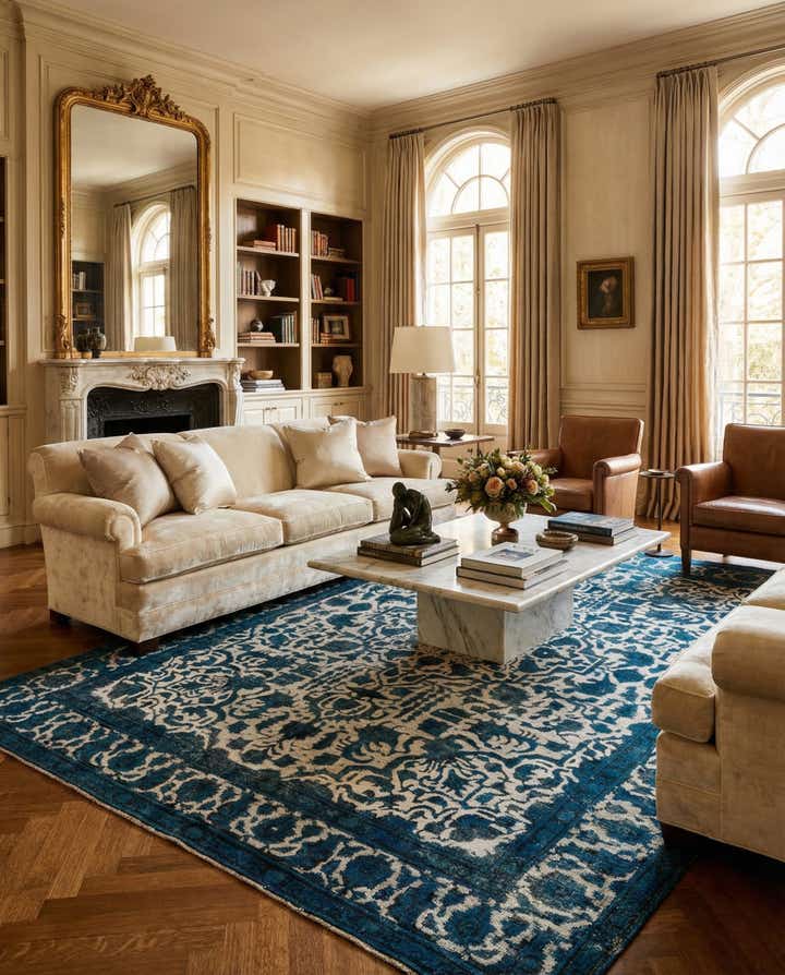 9' 9 x 12' 9 Hand Knotted Ultra Vintage Persian Wool Rug