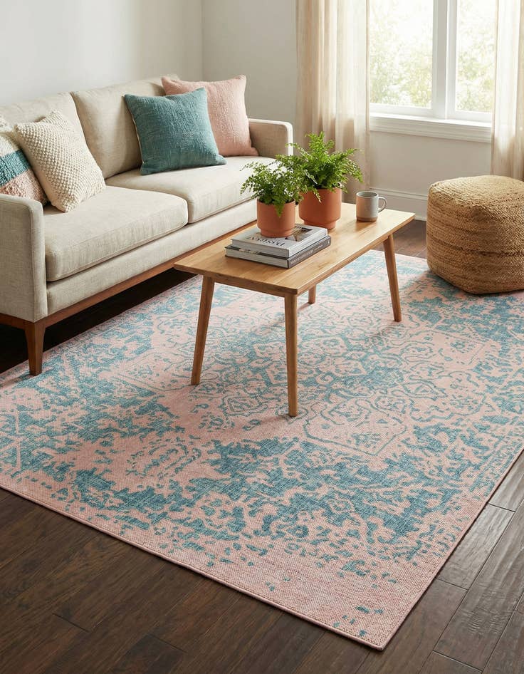 Detail image of 7' 10 x 10'  Washable Jill Zarin Dubai Indoor / Outdoor Rug