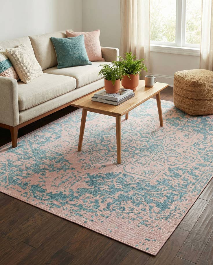 Detail image of 7' 10 x 10' Easy-Clean Jill Zarin Dubai Indoor / Outdoor Rug