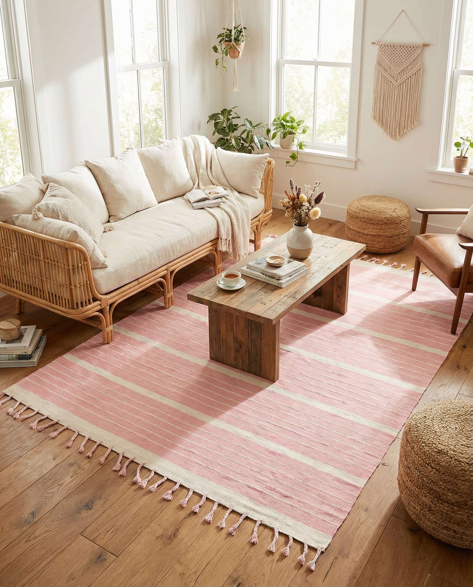 9' x 12' Hand Woven Chindi Cotton Rug