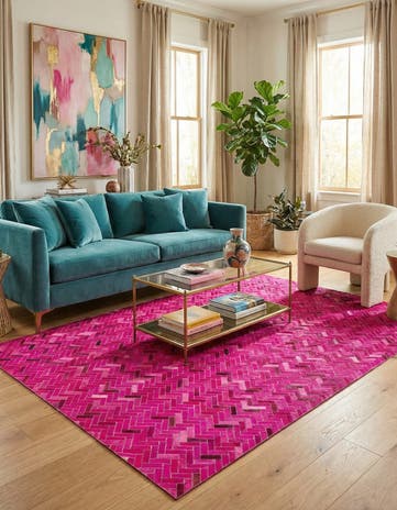 5' 2 x 8' Cowhide Rug