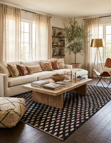 8' 4 x 10' 4 Hand Knotted Moroccan Wool Rug