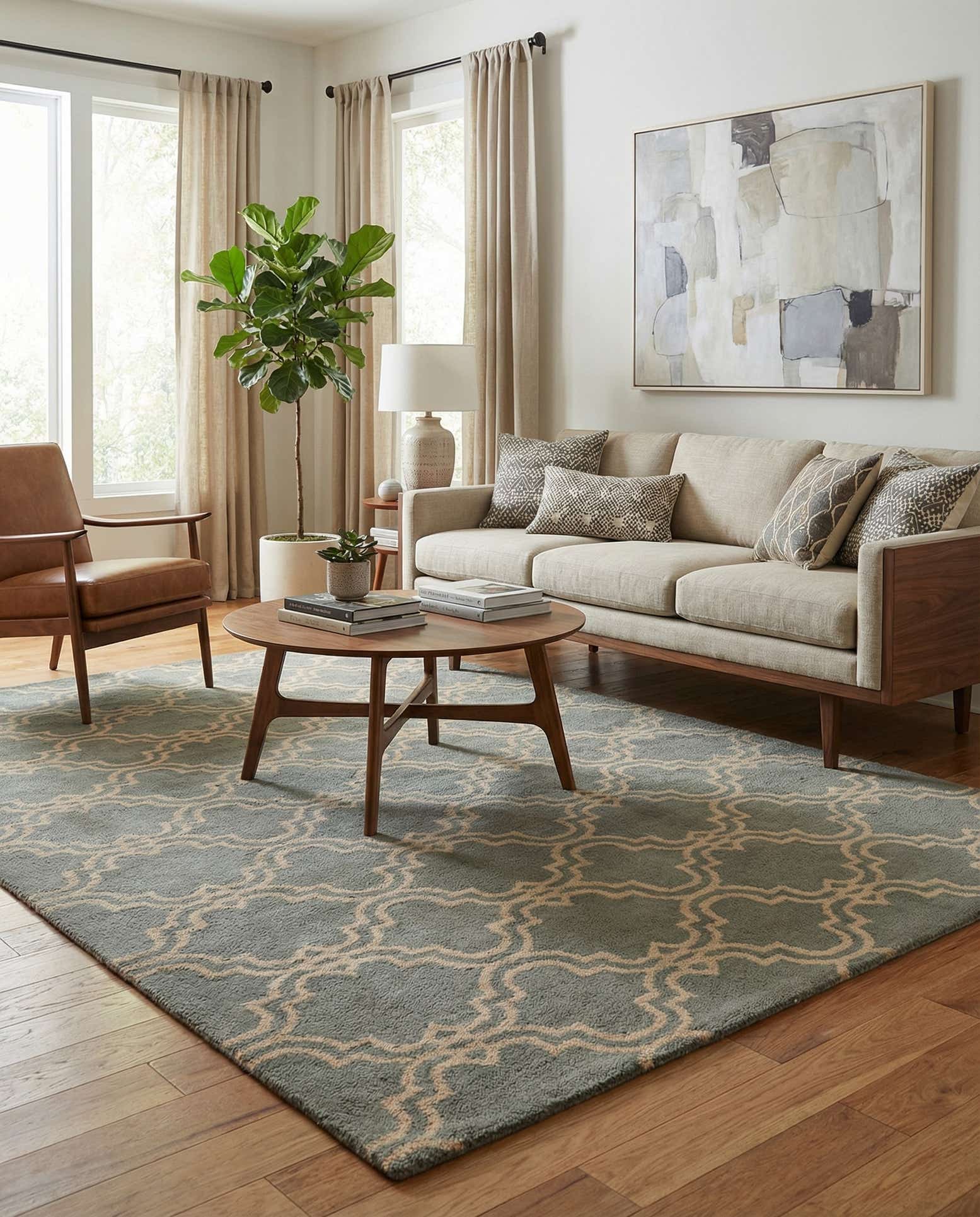 5' x 8' Luna Wool Rug