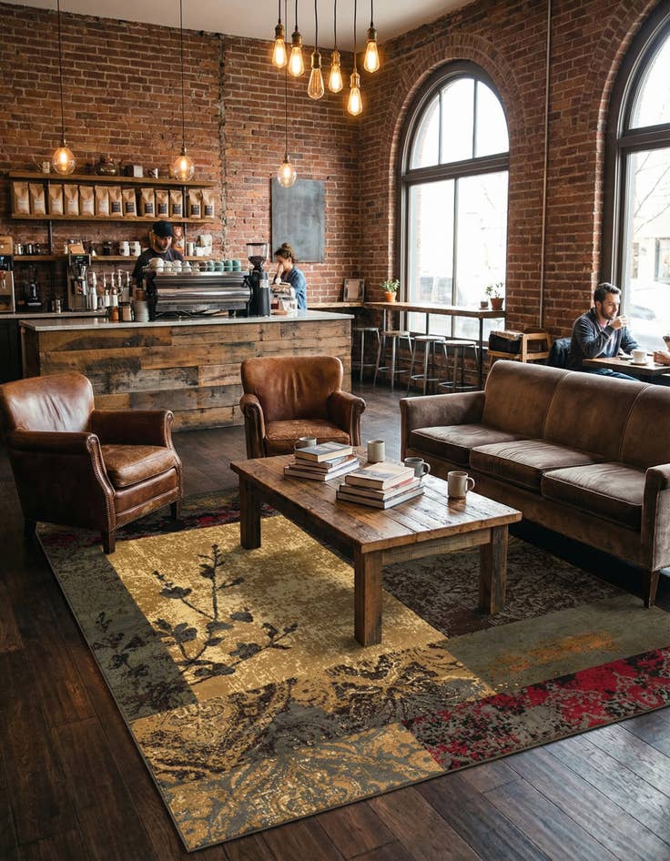 Detail image of 10' x 13' Coffee Shop Rug