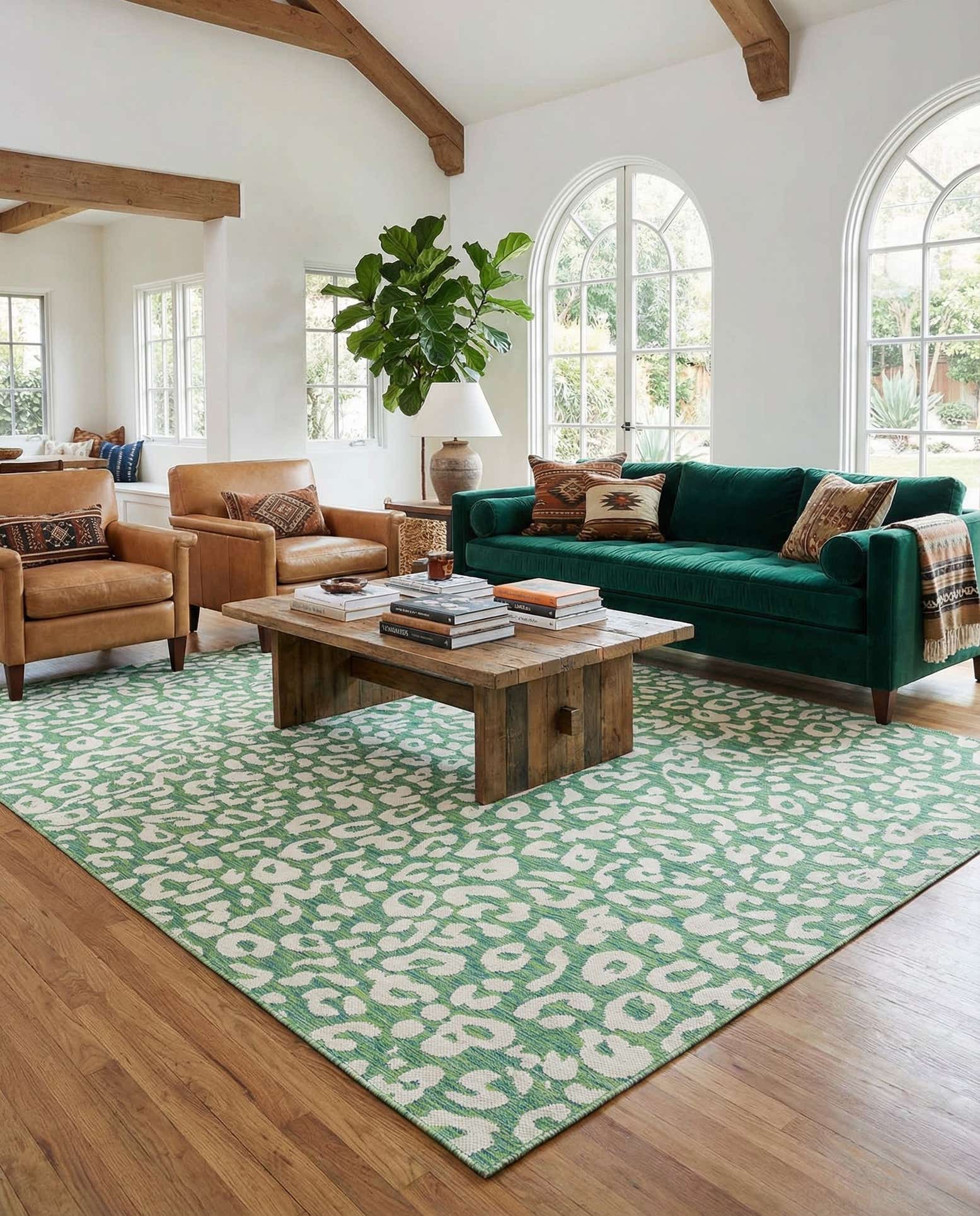 10' x 14' Easy-Clean Safari Indoor / Outdoor Rug