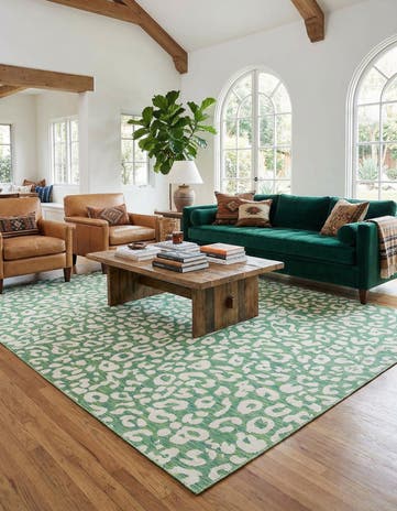 10' x 14' Easy-Clean Safari Indoor / Outdoor Rug