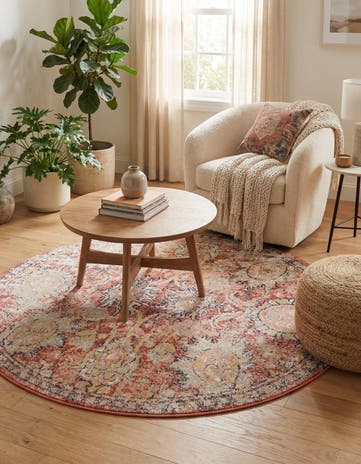4' x 4' Lola Round Rug
