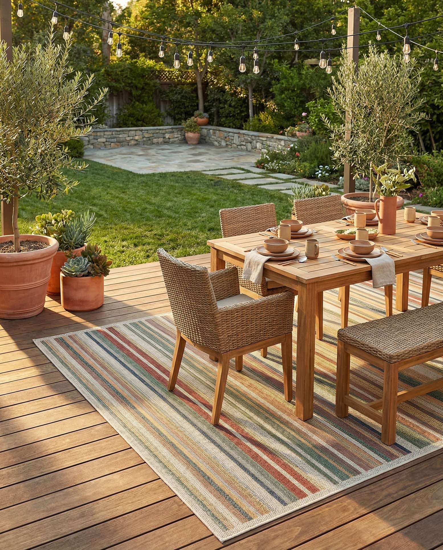 7' x 10' Easy-Clean Baja Indoor / Outdoor Rug