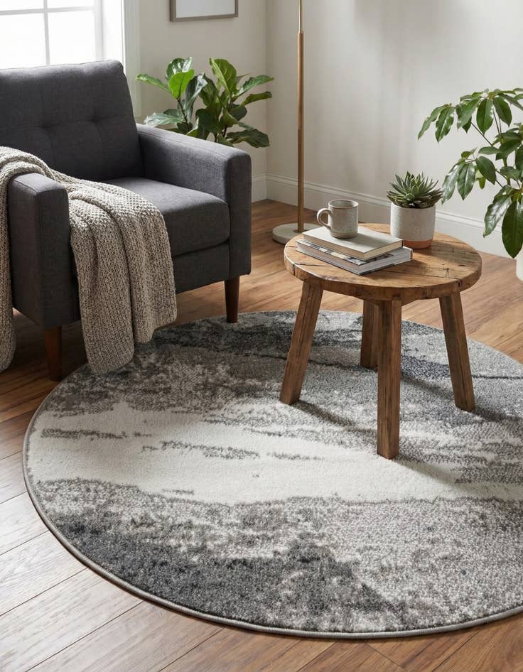 Detail image of 3' x 3' Oslo Round Rug