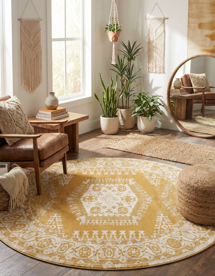 Detail image of  8' x 8' Eden Round Rug