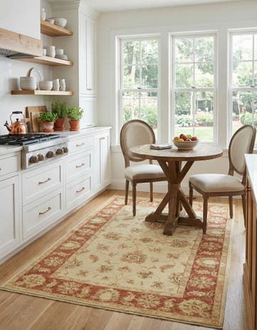 3' 4 x 5' Hand Knotted Peshawar Ziegler Rug