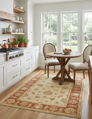 3' 4 x 5' Hand Knotted Peshawar Ziegler Rug