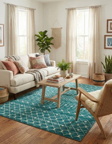7' 10 x 10' Moroccan Trellis Rug