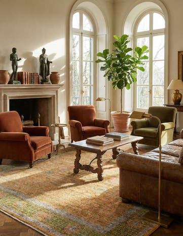 7' 11 x 11' 3 Hand Knotted Amina Rug