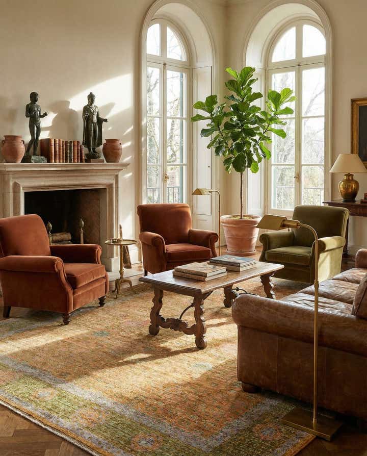 7' 11 x 11' 3 Hand Knotted Amina Rug