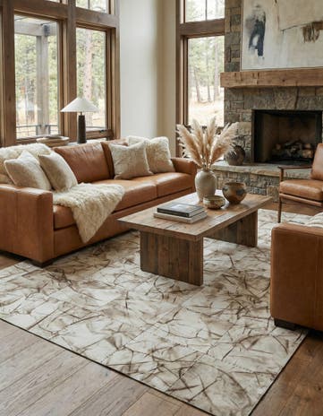 5' x 7' 11 Cowhide - Patchwork Rug