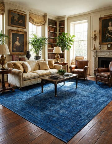 7' x 10' Hand Knotted Ultra Vintage Persian Wool Rug
