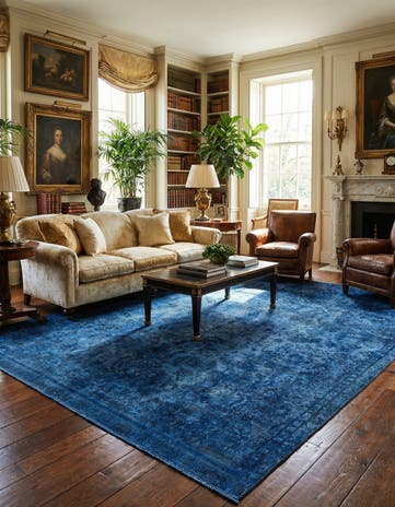 7' x 10' Hand Knotted Ultra Vintage Persian Wool Rug
