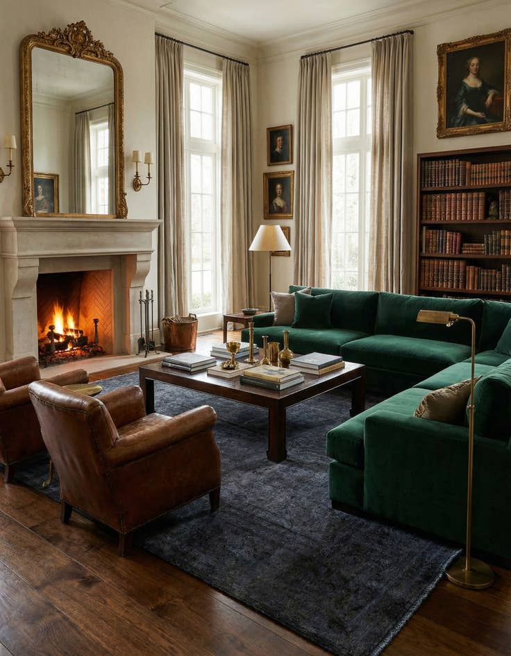 Detail image of  9' 7 x 13' 1 Vintage Royal Wool Rug