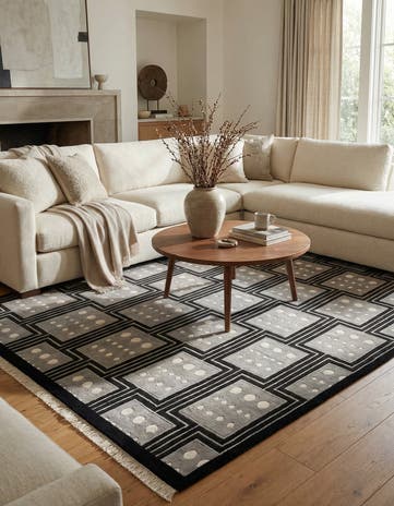 5' 6 x 7' 8 Hand Knotted Darya Wool Rug
