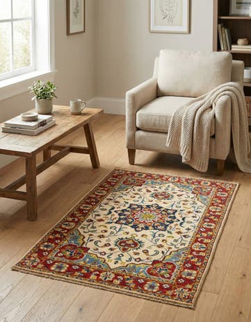 2' 6 x 4' 1 Hand Knotted Kazak Rug