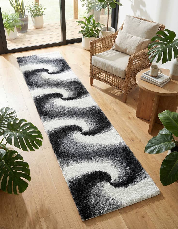 Detail image of 2' 7 x 13' Soft Touch Shag Runner Rug