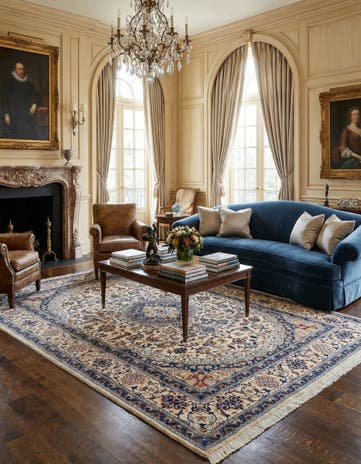 6' 7 x 9' 8 Nain Wool Rug