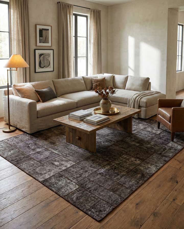 8' 4 x 10' Hand Knotted Ultra Vintage Persian Wool Rug