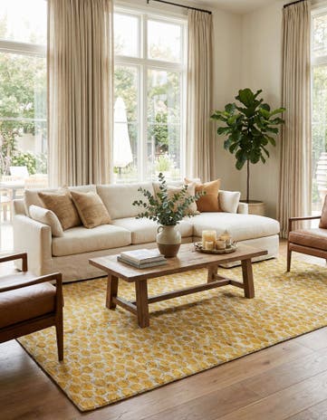 6' x 9' Hand Knotted Moroccan Wool Rug