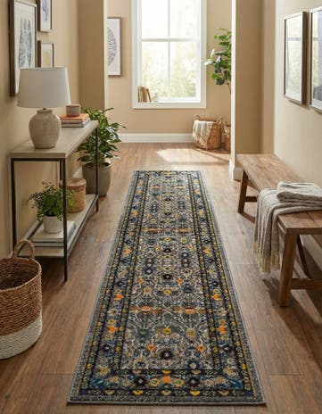 2' 7 x 10' Washable Palazzo Runner Rug
