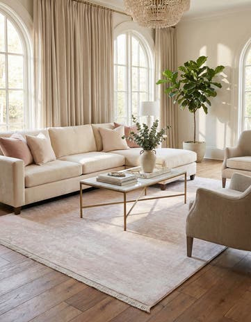 6' 5 x 9' 11 Hand Knotted Darya Wool Rug