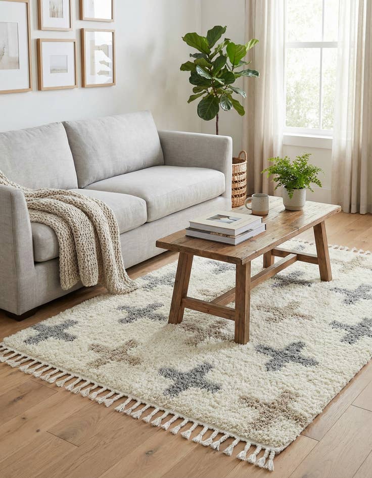 Detail image of 4' x 6' Lagom Shag Rug