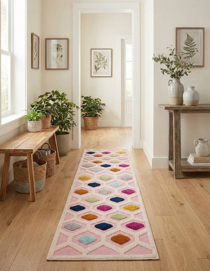 Detail image of 2' x 8' Easy-Clean Aruba Indoor / Outdoor Runner Rug