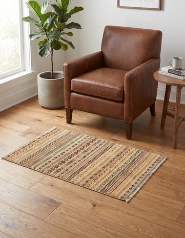 2' 8 x 4' Hand Knotted Modern Ziegler Oriental Rug