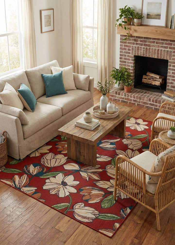 7' 10 x 10' Easy-Clean Baja Indoor / Outdoor Rug