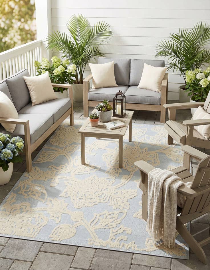 Detail image of 7' x 10'  Washable Aruba Indoor / Outdoor Rug