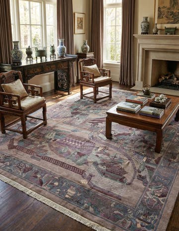 10' x 12' 11 Hand Knotted Nepal Wool Rug
