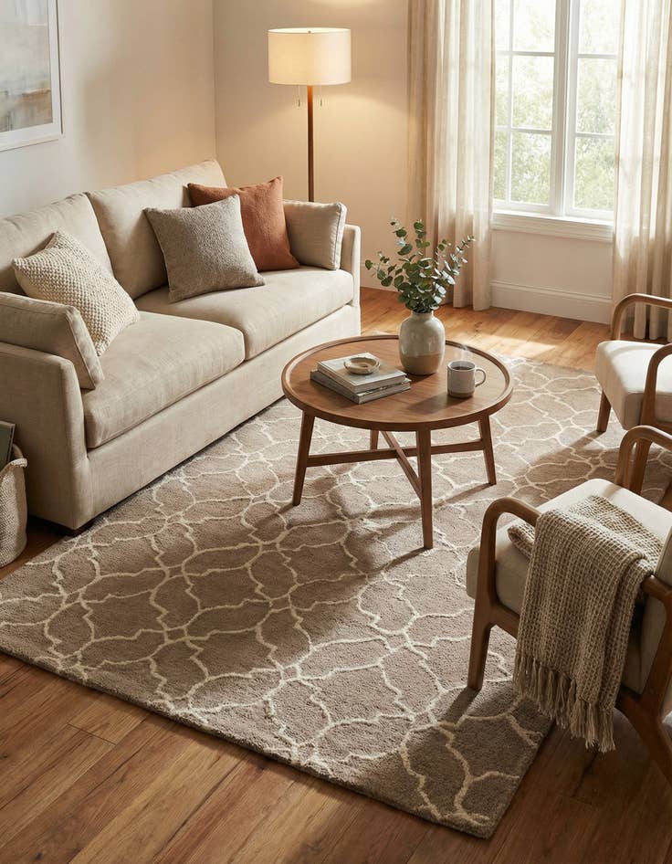 Detail image of 5' 1 x 8' 1 Luna Rug